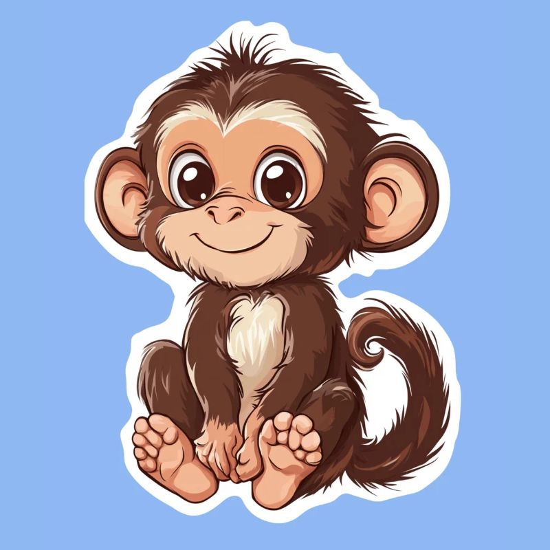 Monkey Cute Monkey Gift for Monkey Fans