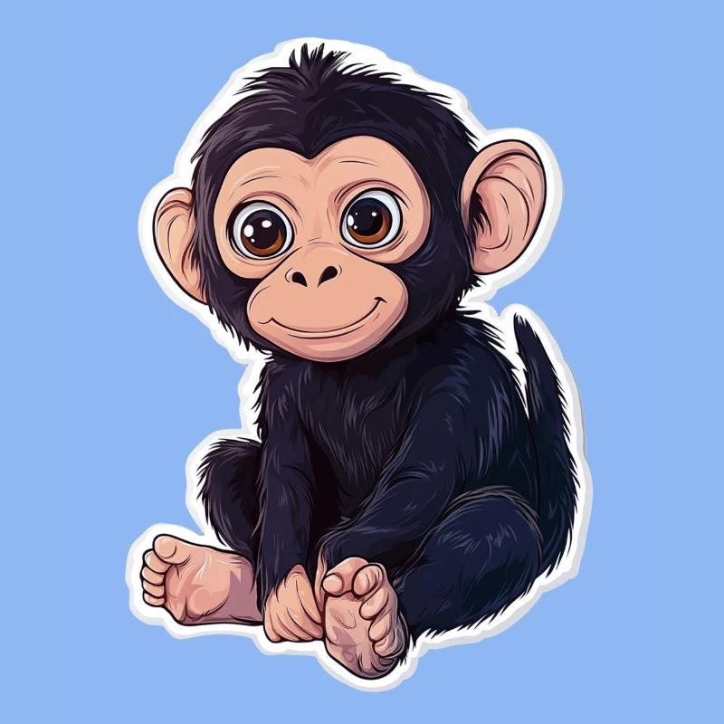 Monkey Cute Monkey Gift for Monkey Fans