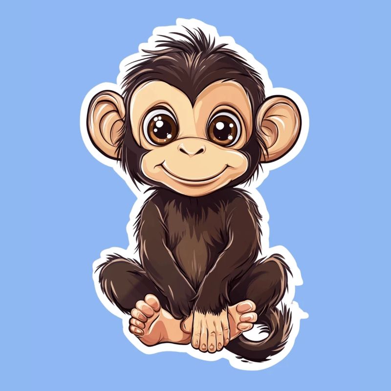 Monkey Cute Monkey Gift for Monkey Fans
