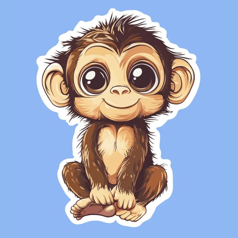 Monkey Cute Monkey Gift for Monkey Fans