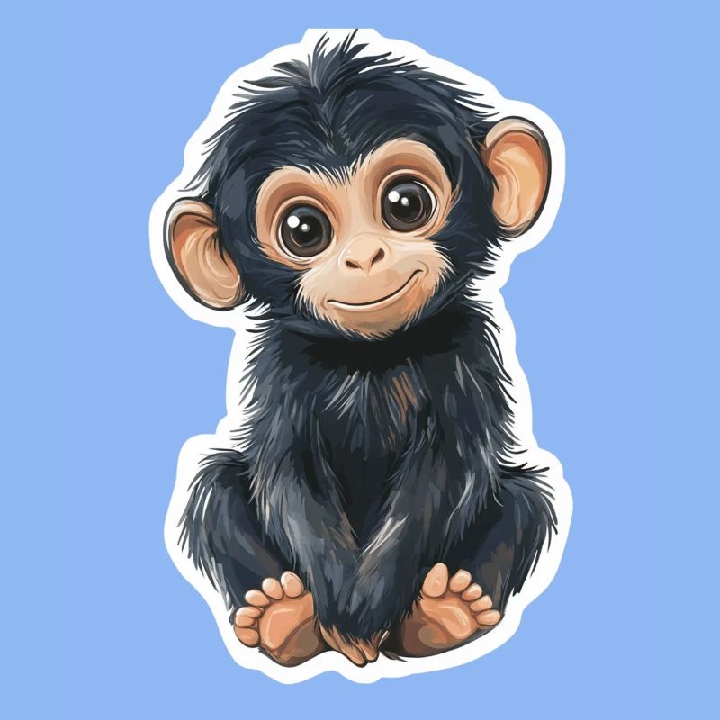 Monkey Cute Monkey Gift for Monkey Fans