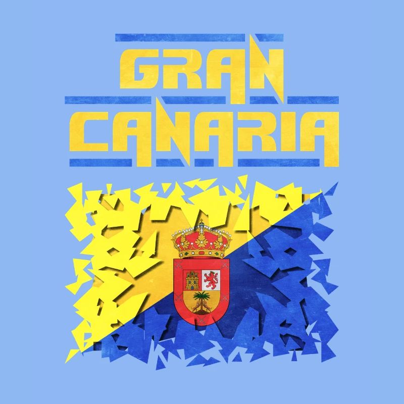Puzzle de conception du drapeau de Gran Canaria