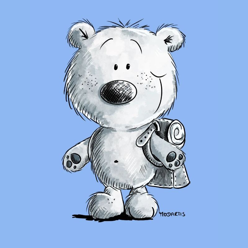 Schulkind Eisbär I Einschulung 1. Klasse Geschenk