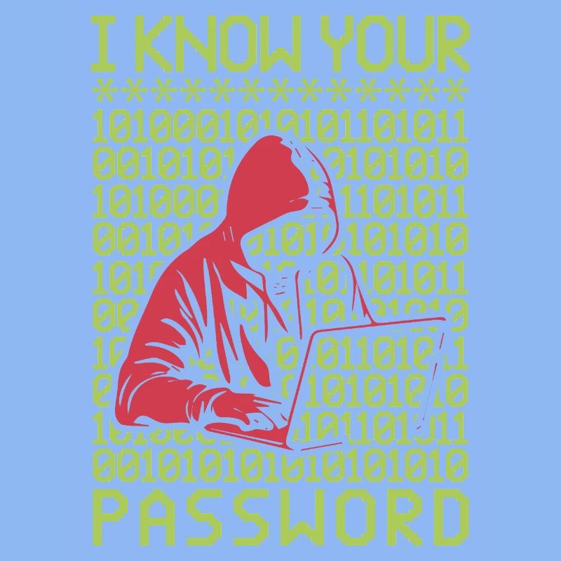 Hacker hackt Programmierer Linux Passwort Hacker