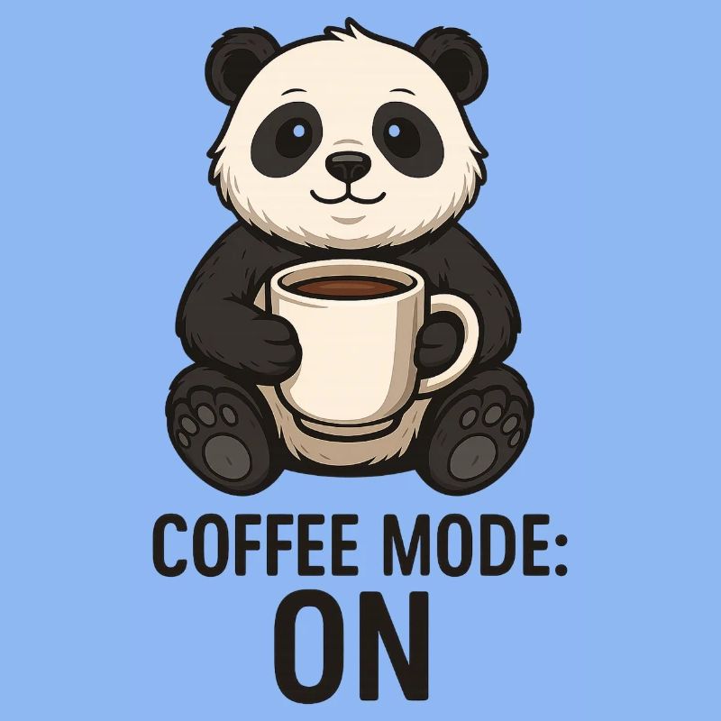 Mode Panda Café sur la conception d’animaux