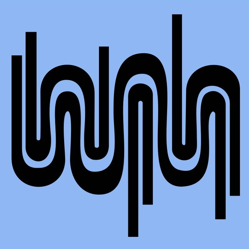 Abstract wave / 70s pattern