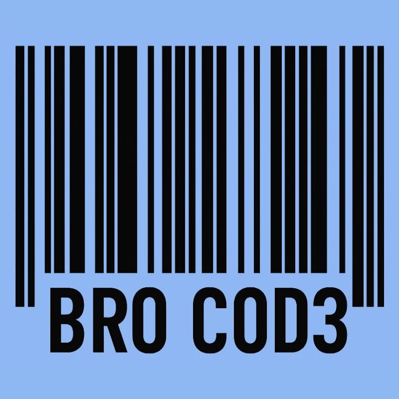 Bro Cod3 Barcode Design - Bro Code