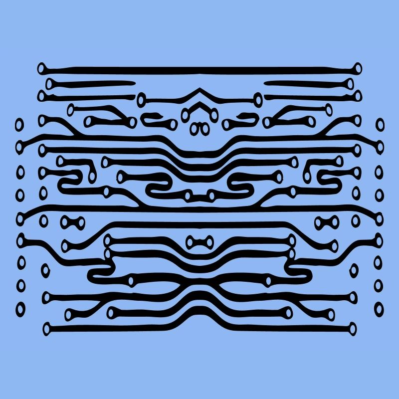 Design Pattern lignes de disque à puce lignes fraî