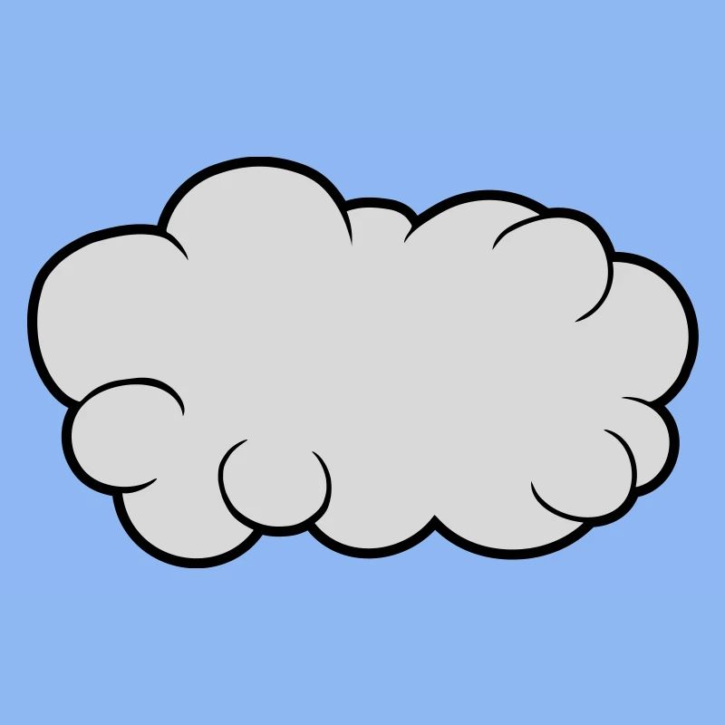 Conception de dessins animés cloud