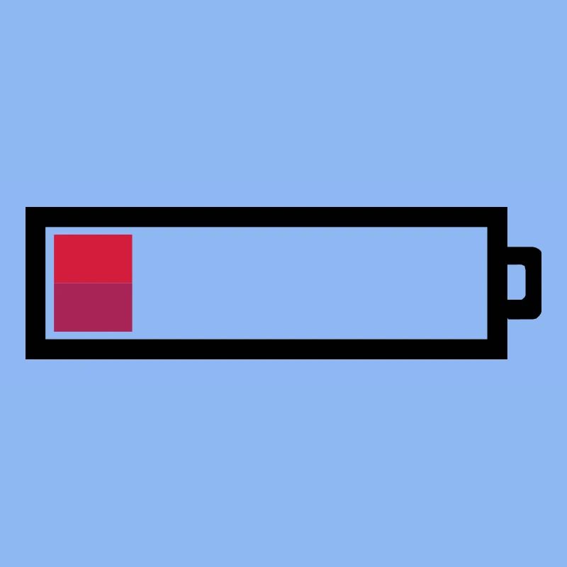 Leere Batterie