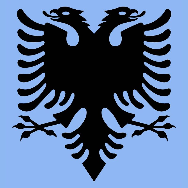 Deux têtes Eagle Crest Symbole caractères cadeaux