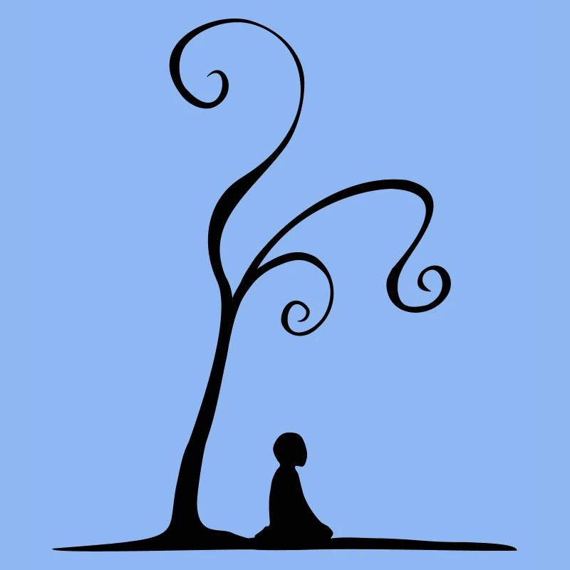 meditation under tree