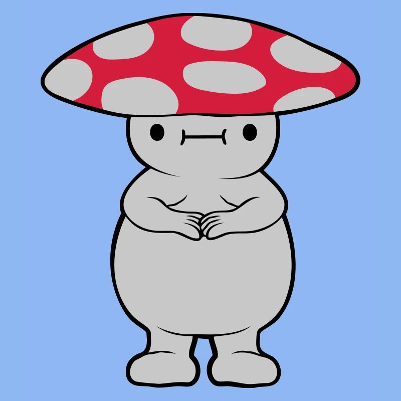 Dicker süßer Pilz