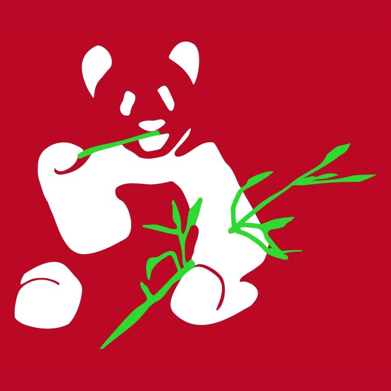 Panda mit Bambus