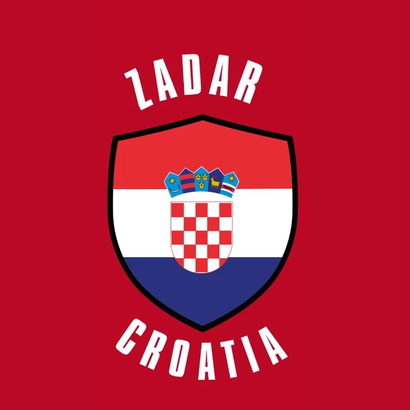 Conception du drapeau du bouclier croate