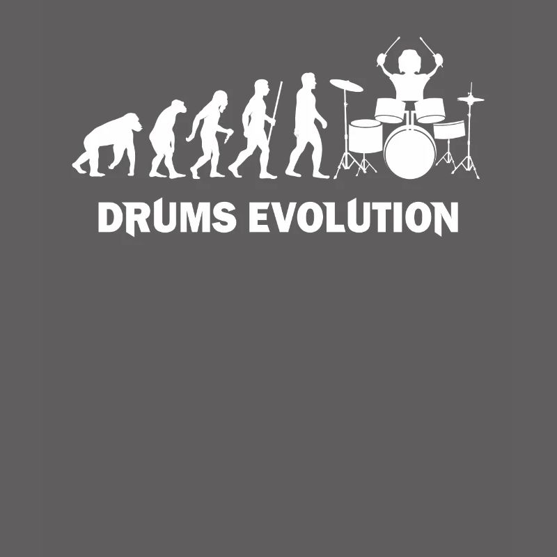 Evolution etnwicklung am Schlagzeuger