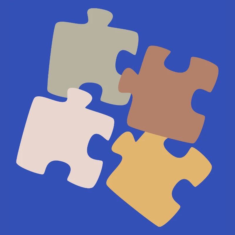 Variété de Patchwork de Puzzles