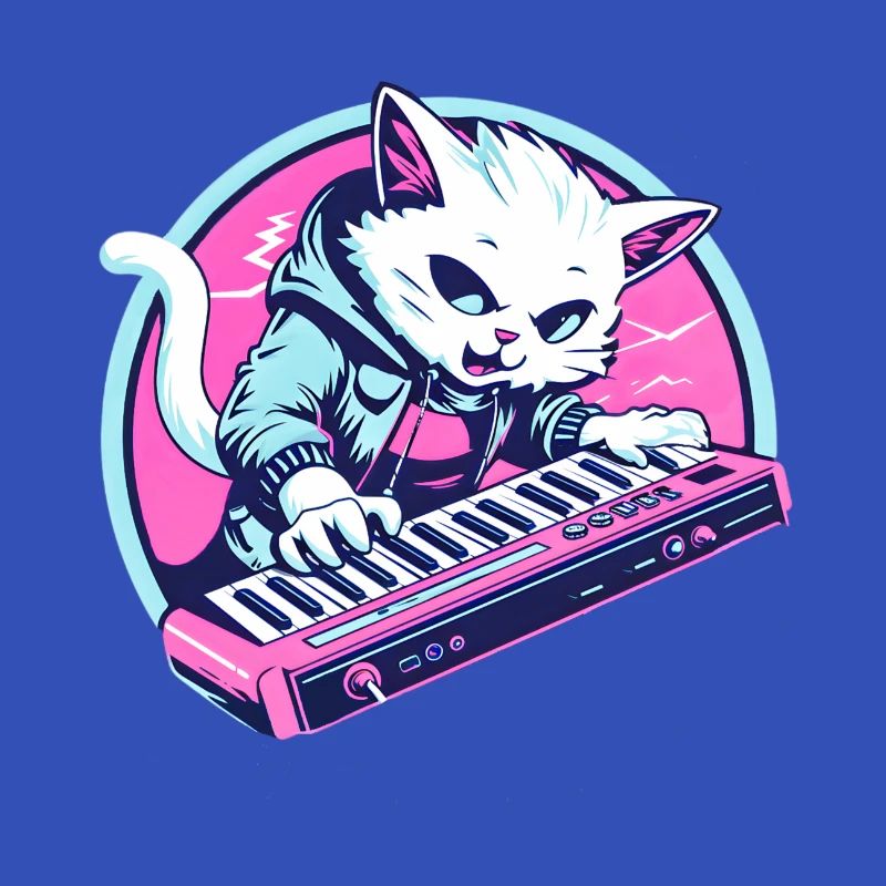 Synth Cat Flashy