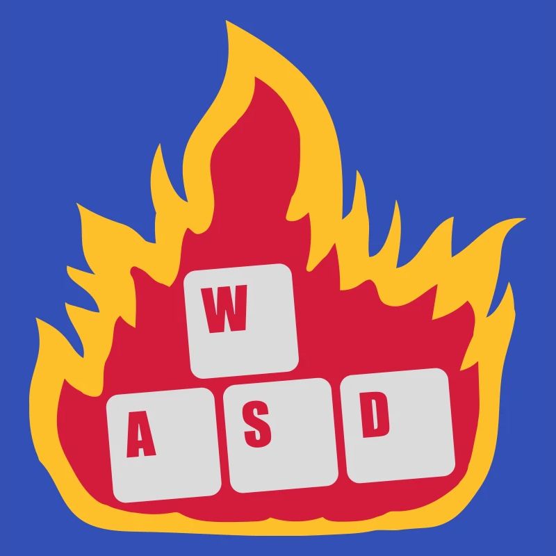 Nerd Computer WASD Clavier