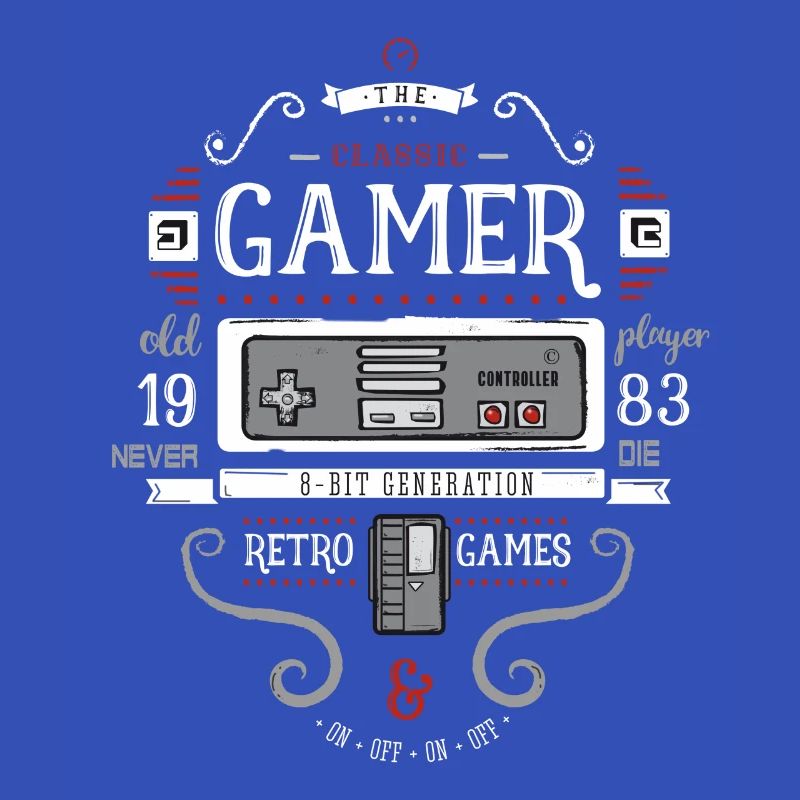 Game Nerd 80s Retro 8bit Game Console pc old fun