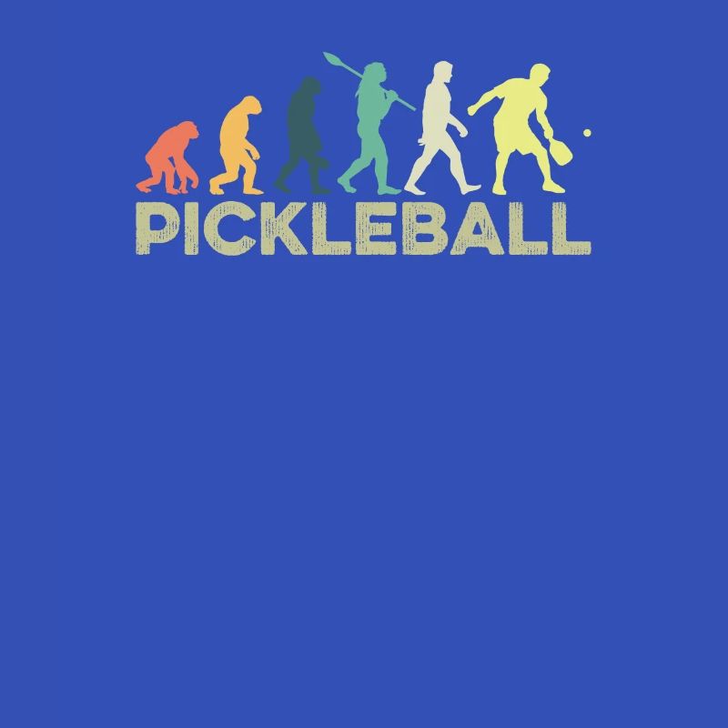Drôle d’évolution Paddle Pickleball Player Dink Fun