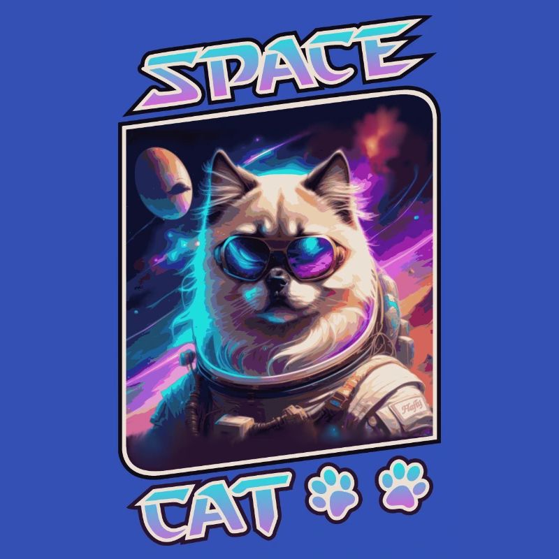 Chat de l'espace - sacré de Birmanie