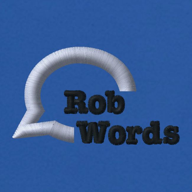 RobWords logo broderet