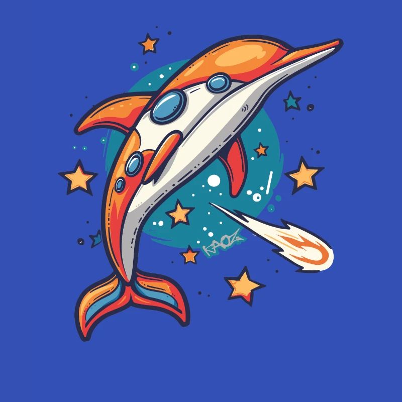 Super funky funky dolphin outer space