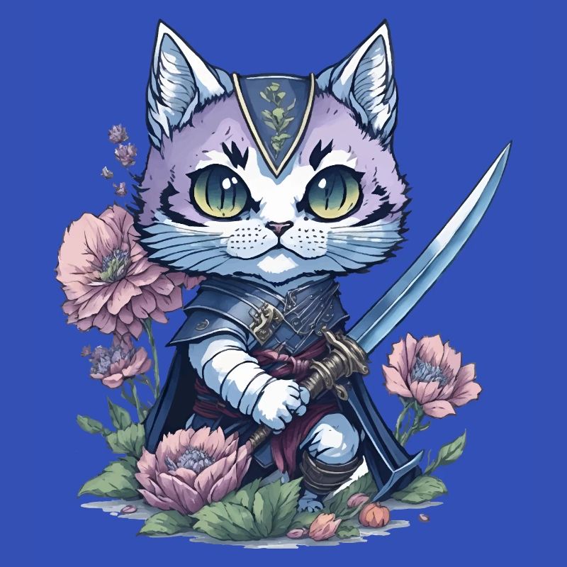 Die Ninja-Katze – einzigartig und farbenfroh