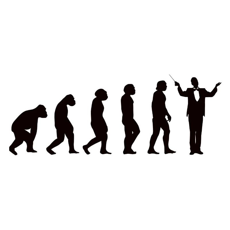 Dirigenten Evolution Musik Musiker Band Dirigent