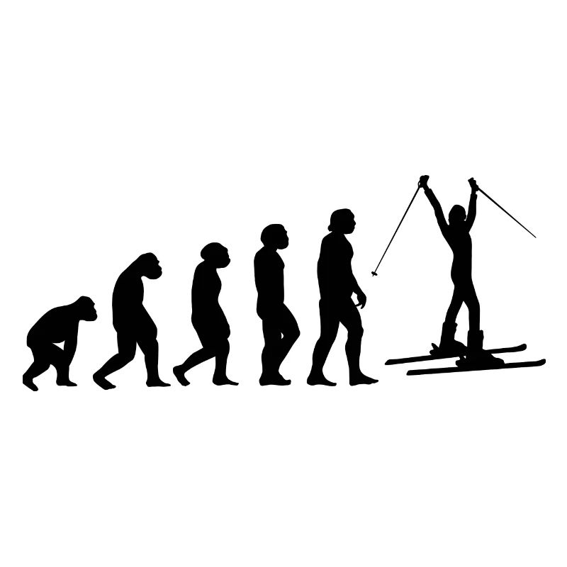 Évolution et ski -