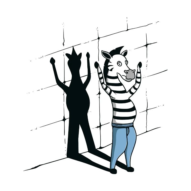 Zebra Prison Caught Cell Punishment Gift