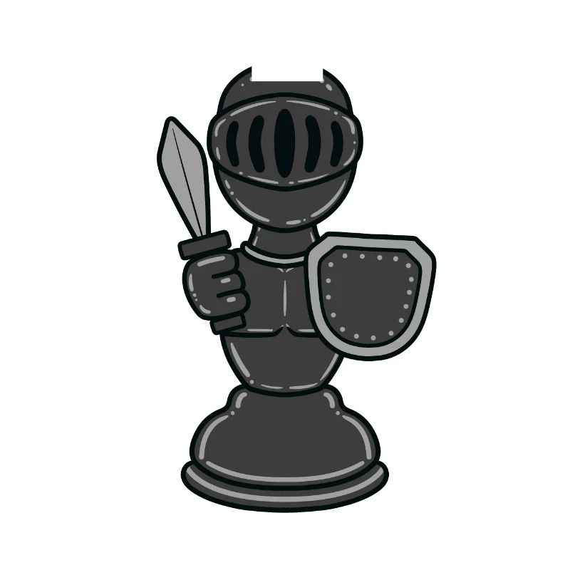 Cadeau d'échec de chevalier d'échecs checkmate