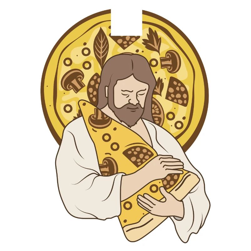 Pizza nous vous embrassons Hipster Pizza Maker Gift
