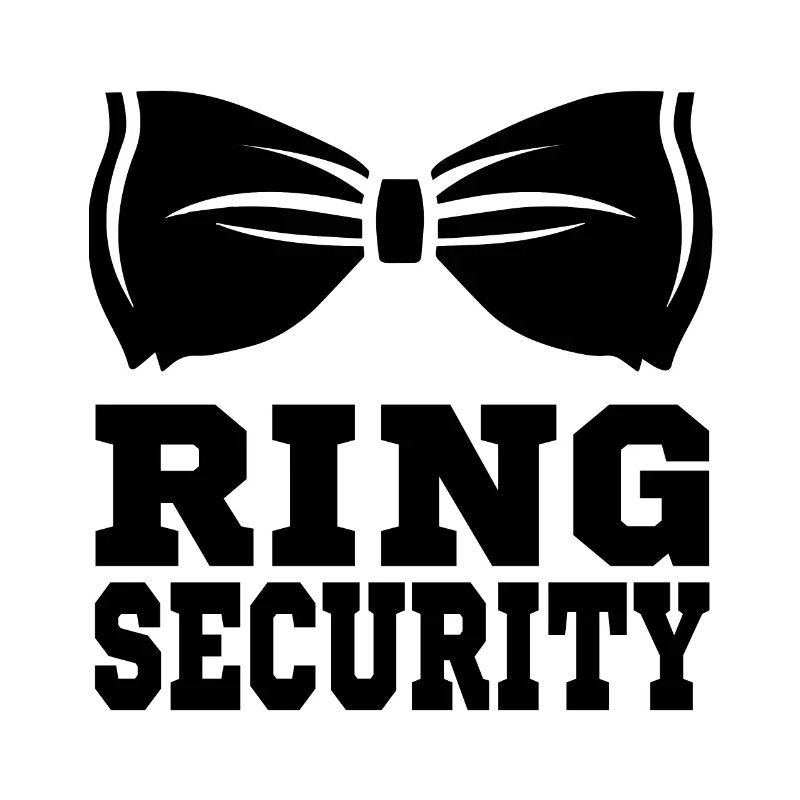Ring Security Mit Fliege Hochzeitsgeschenke