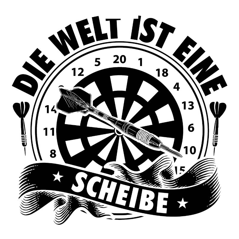 Dartscheibe | Darten Darter Dart Darts Geschenke
