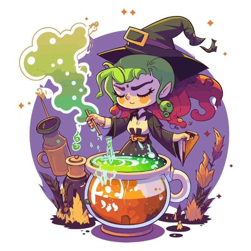 Concoction de chaudron