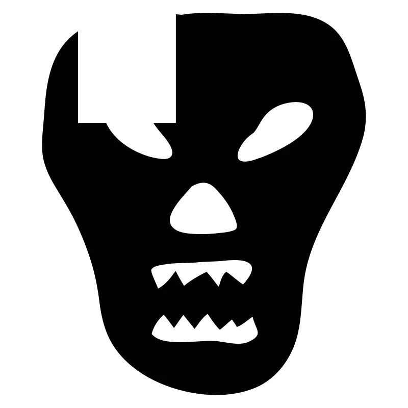 skull devil skull head demon pirate coffin