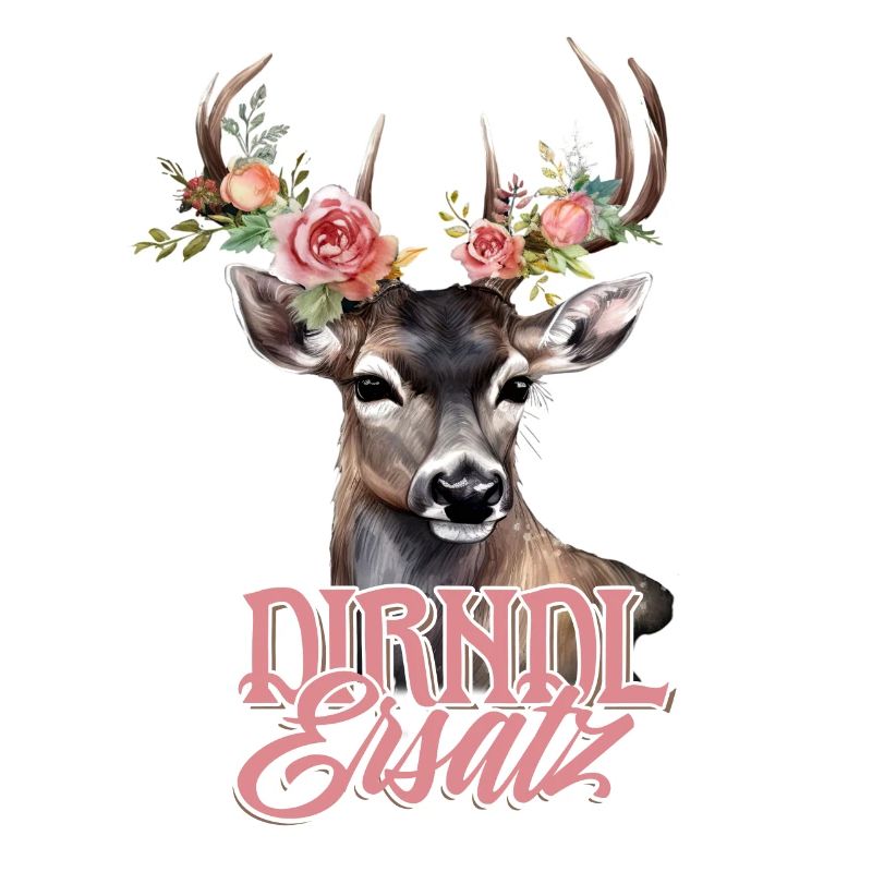 Dirndl Remplacement Cerf Cerf Bois Roses