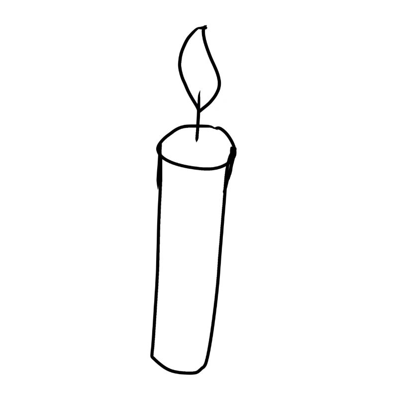 Candle Symbol Fire Light Shape