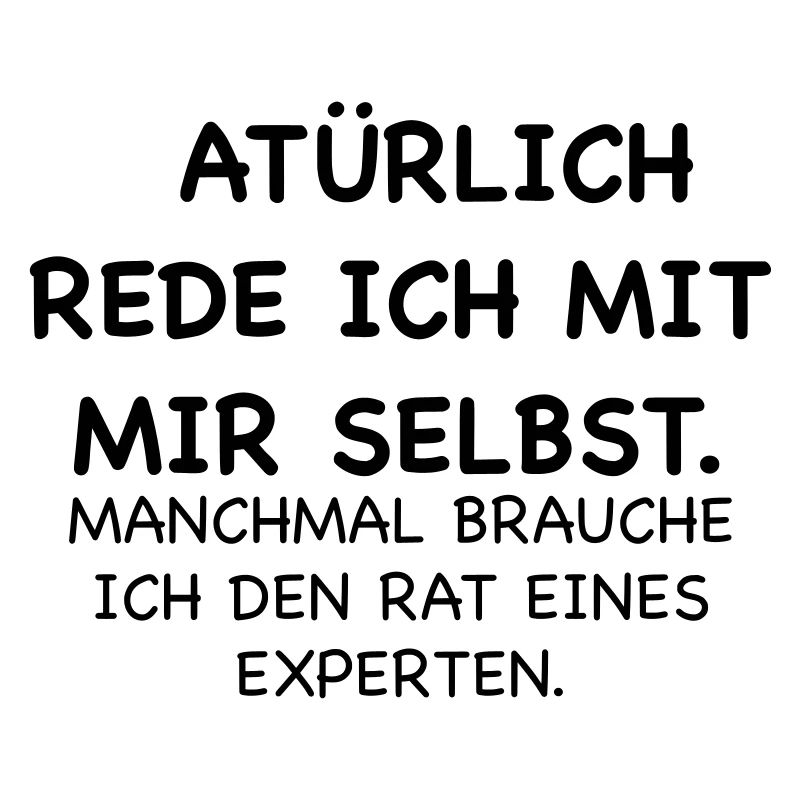 lustig Selbstgespraech Experte Geschenk