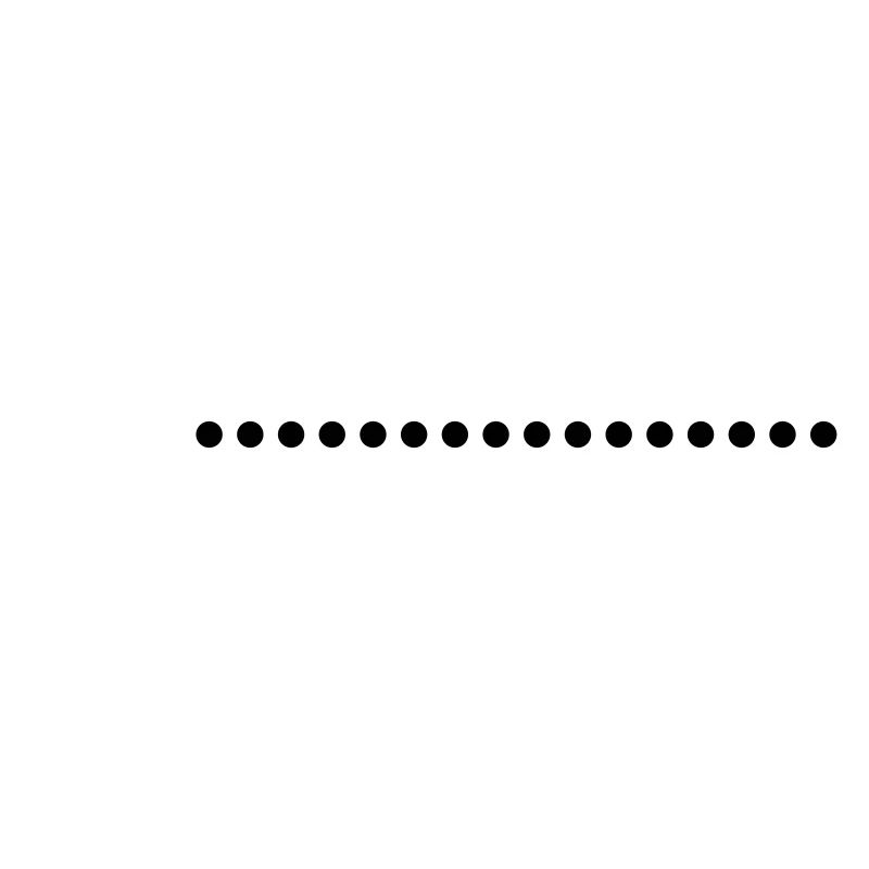 Dotted underscore to design yourself