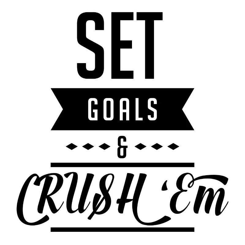 Gym Crush'Em Goals Training Cool Gift