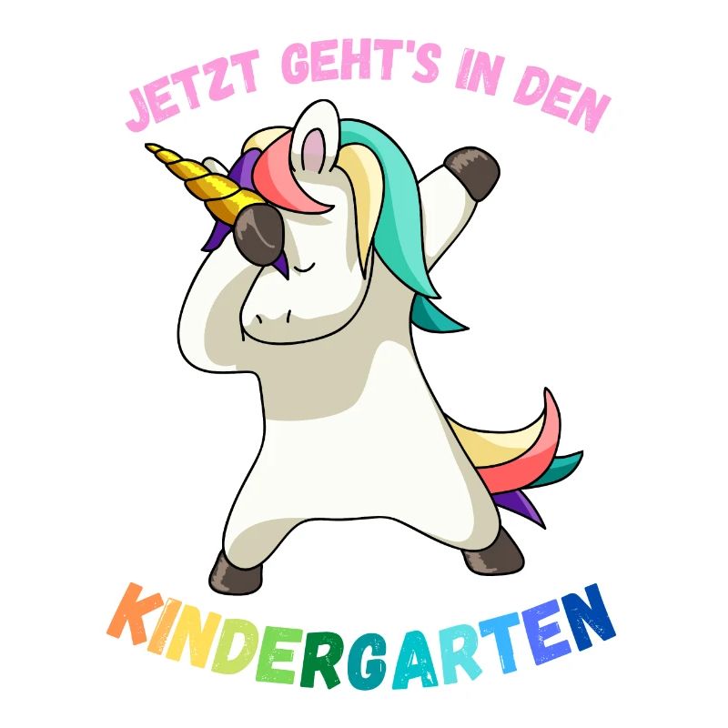 Kindergarten Dabbendes Einhorn Magisch Pegasus
