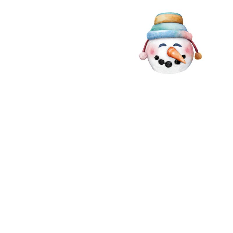 Schneemann Brusttasche