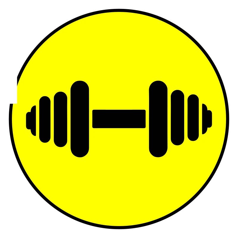 Dumbbell weights icon