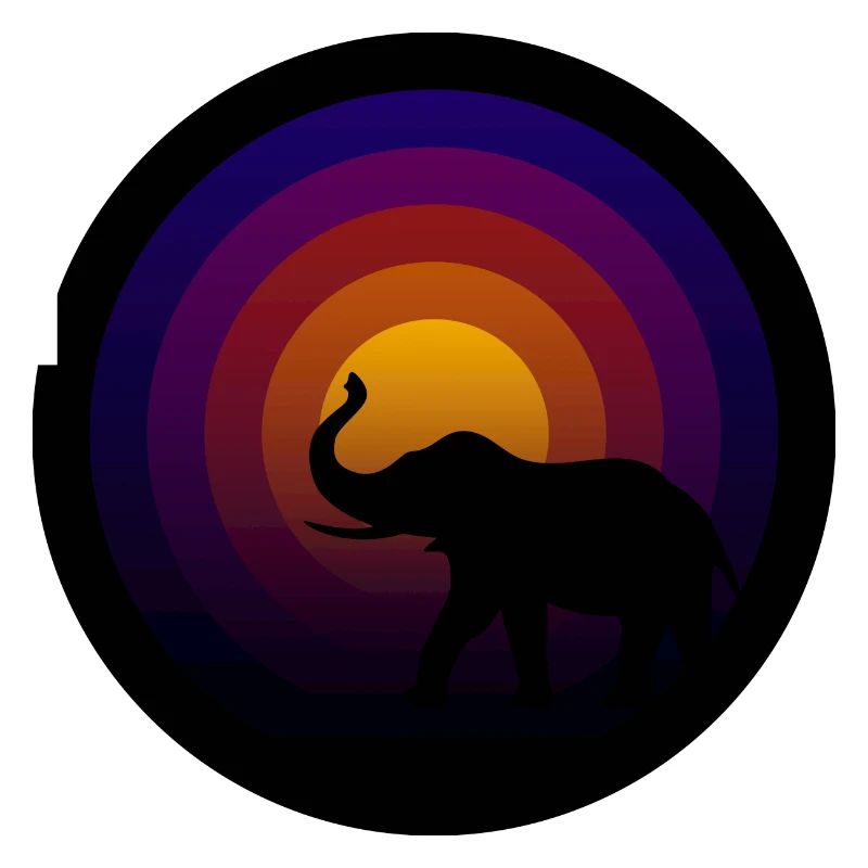 Disque vinyle avec sillon d’éléphant