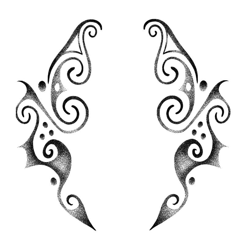 Old dotwork dotwork symbol