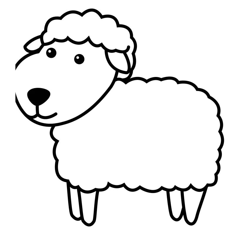 Sheep Comic Animal