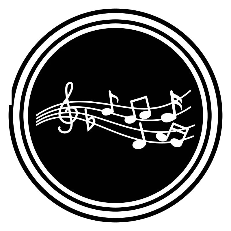 Panneau des notes de musique